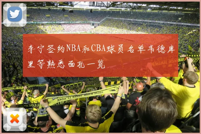 李宁签约NBA和CBA球员名单韦德库里等熟悉面孔一览